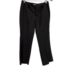 Zadig Voltaire Posh Bright Cropped Pant Womens 36 Black Viscose Preppy